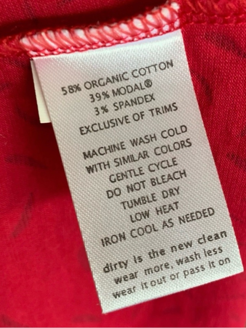 Toad&Co Samba Muse Dress Organic Cotton - Large - Red - Picture 10 of 10